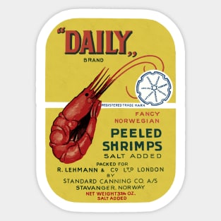 Daily Peeled Shrimps Sticker